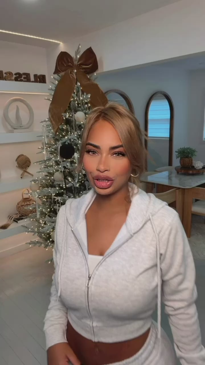 Trendy Heather Sweat Suit